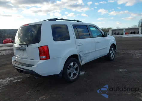 2012 Honda Pilot Ex-L from USA, damaged, VIN 5FNYF4H66CB035701